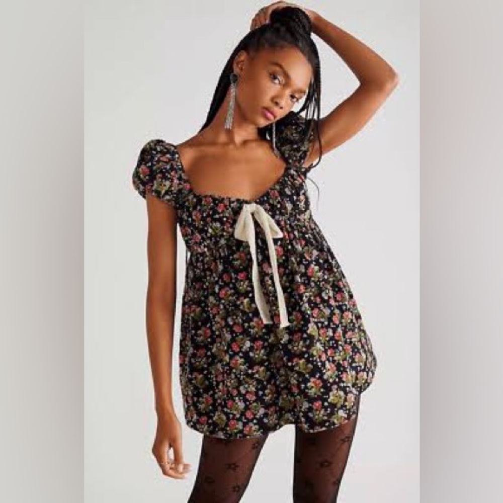NWT Free People Floral Tunic